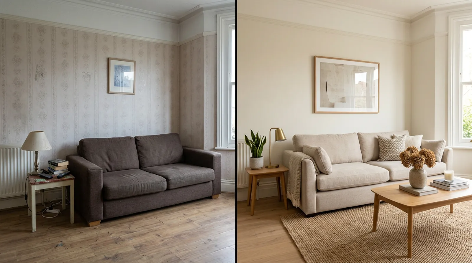 Design idea: a living room restyled around a new sofa