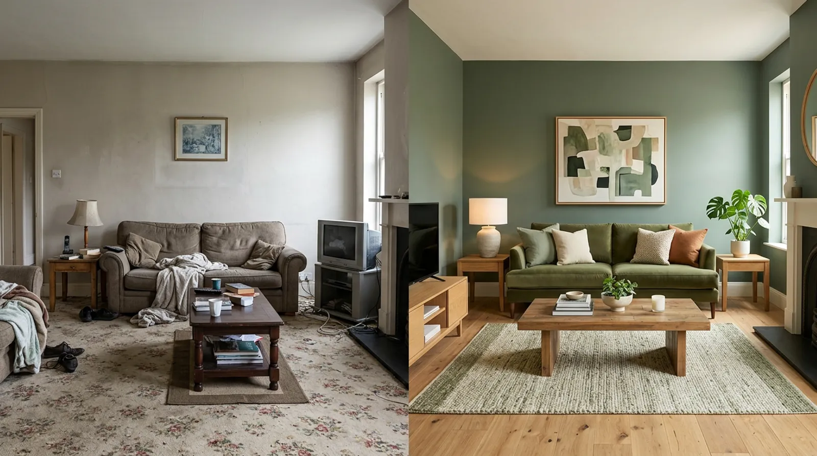 Design idea: a room unified by a cohesive color palette