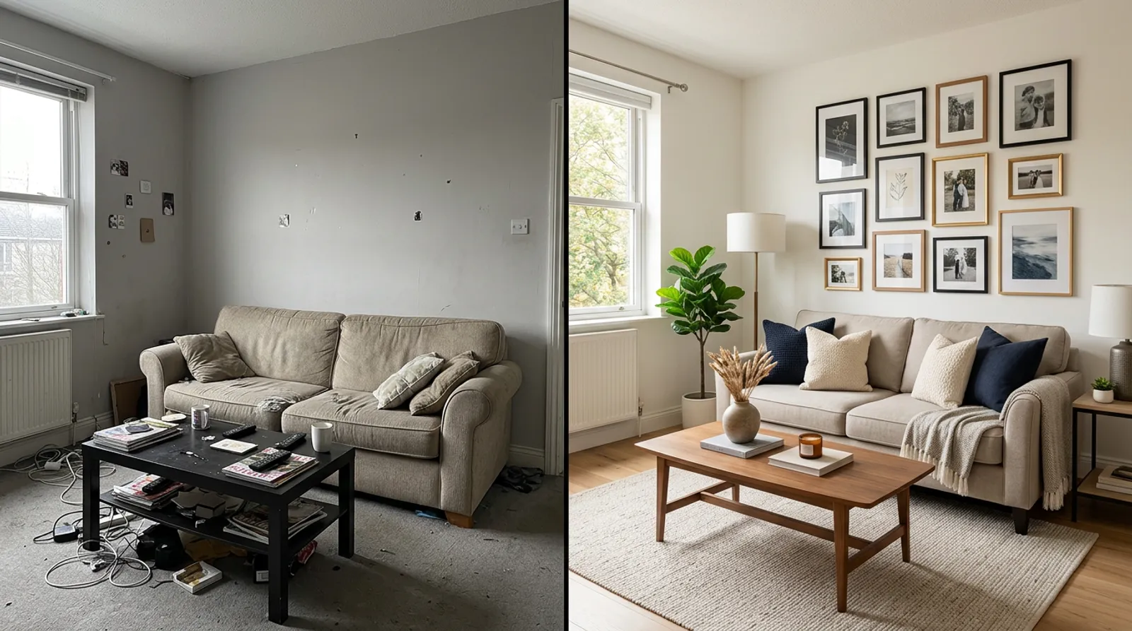 Design idea: a balanced gallery wall created