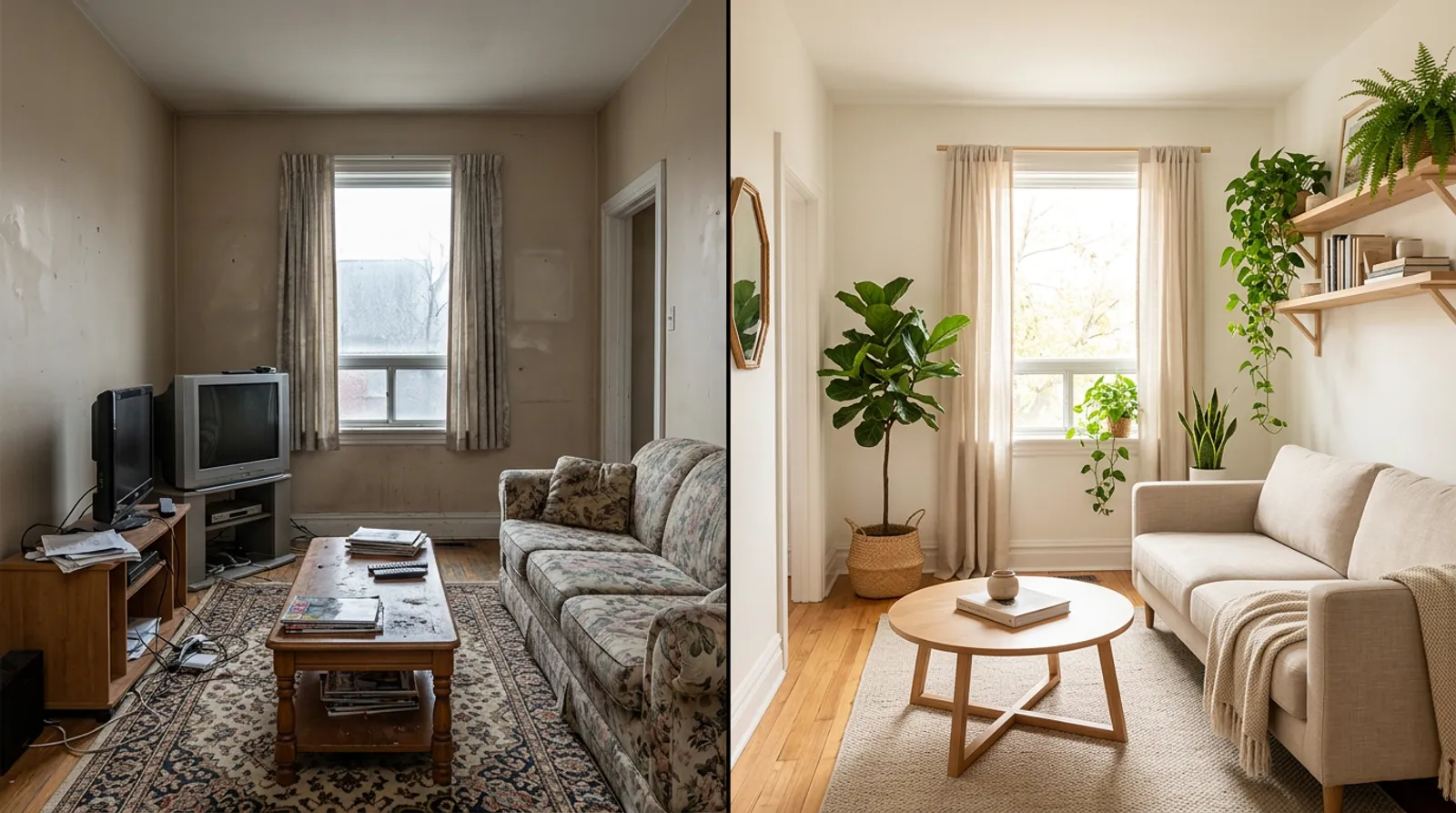 Design idea: a room brought to life with indoor plants