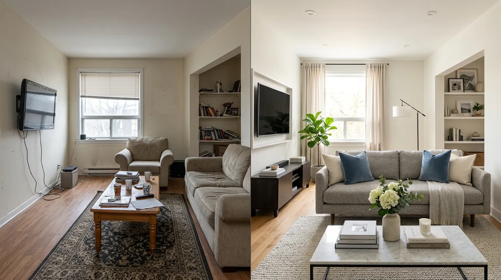 Idée d'aménagement : une pièce avec un effet showroom