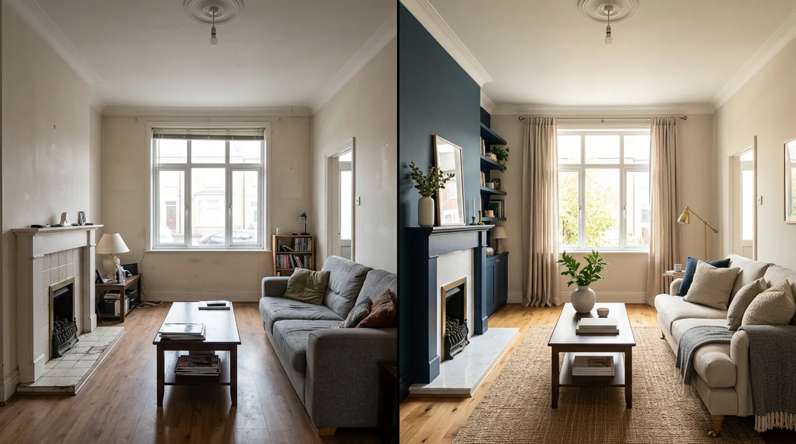 Design idea: a room transformed by the right wall paint color
